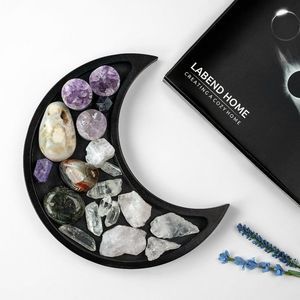 Moon Tray Crystal Holder - Gothic Decor - Halloween Decor dark home decor